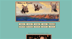 Desktop Screenshot of miracleterriers.com